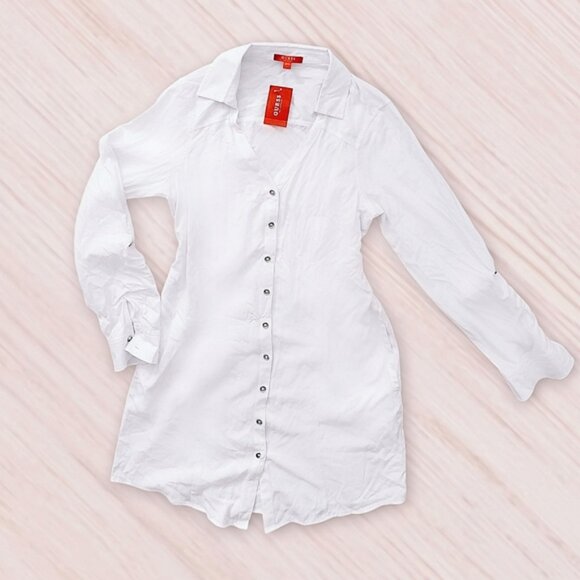 NWT Guess Los Angeles Challis Dress Robe - Picture 8 of 16